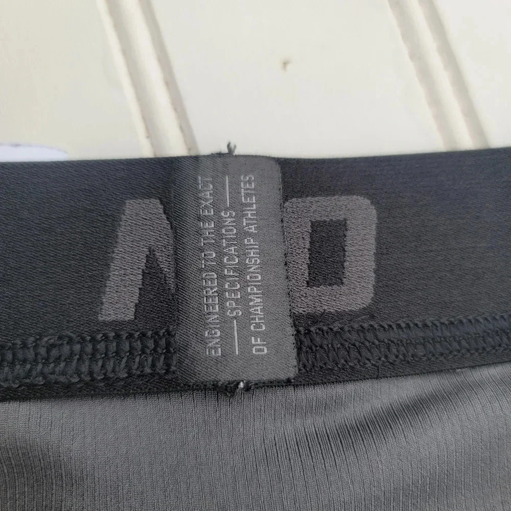 Nike Pants Boys Black Gray Pro Dri-Fit Tights Compression Youth Sz L L